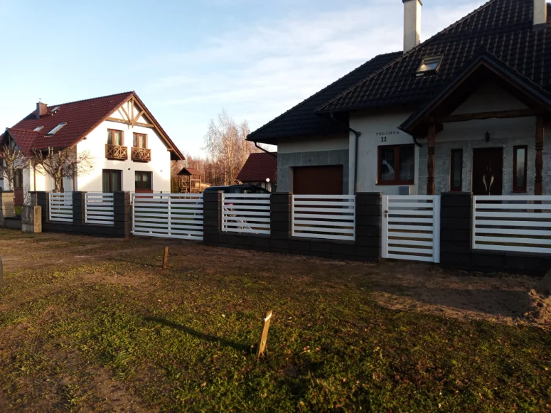 nowoczesne ogrodzenia z profila