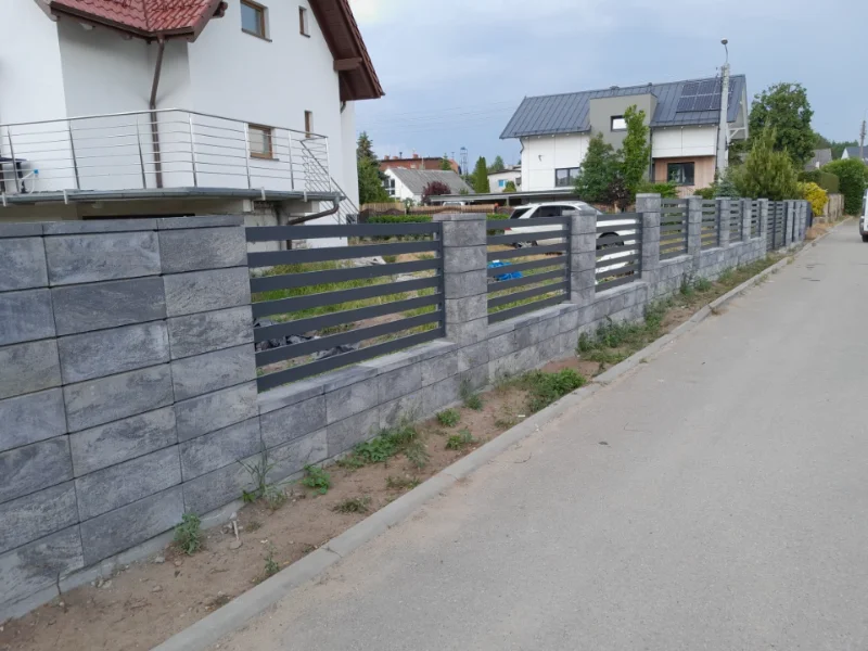 Zdjęcie - projekt ogrodzenia panele