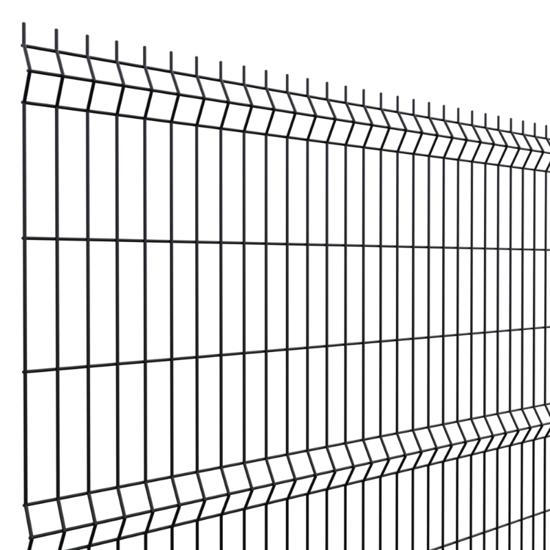 Zdjęcie - model ogrodzenia panelowego 3D